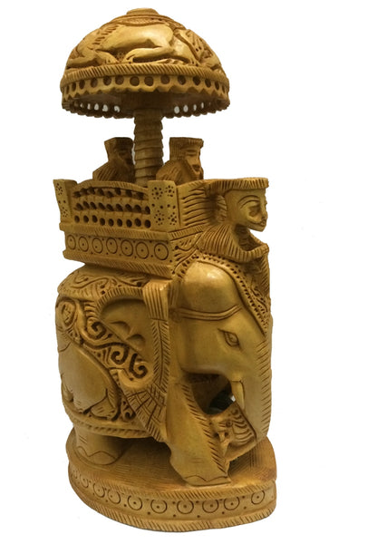 Wooden Elephant Rider Handicraft  arts and crafts of India