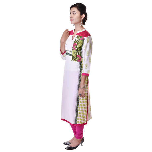 Rayon Kurti for Women | Kurta Dresses for Wedding | Pink Top for Women