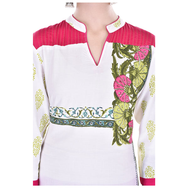 Rayon Kurti for Women | Kurta Dresses for Wedding | Pink Top for Women