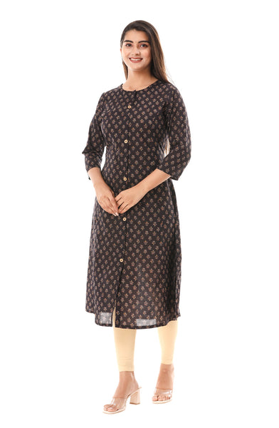 Indian Women's kurti Cotton Fabric Casual Wear Elegant Partywear