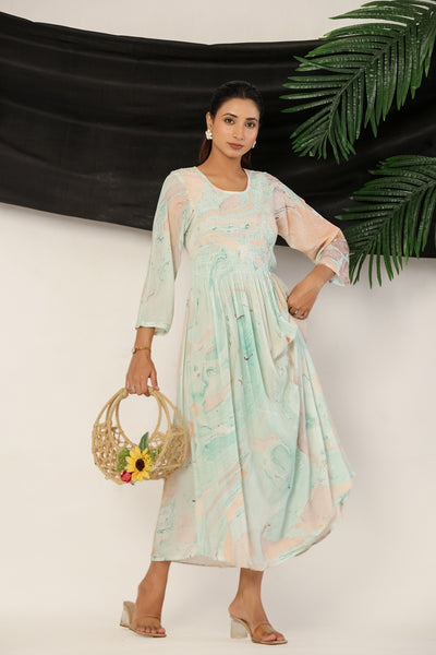 Vibrant Printed Indian Kurti Dress for Women | Formal & Casual Tunic Top