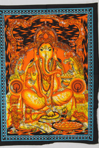 Lord Ganesha Wall Hanging Indian Tapestry For Home Décor