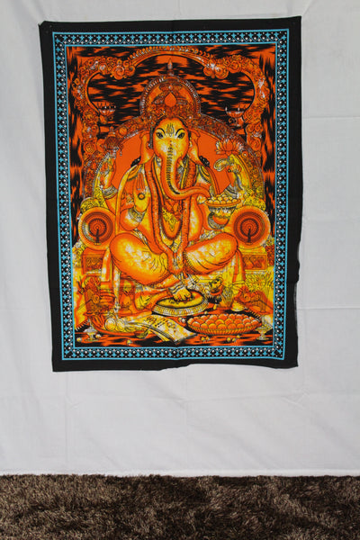 Lord Ganesha Wall Hanging Indian Tapestry For Home Décor
