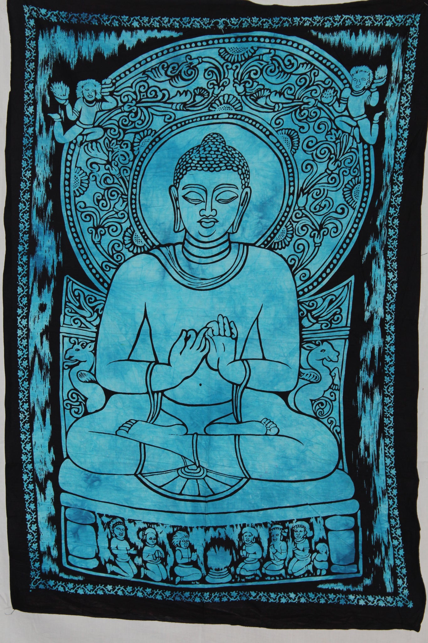 Lord Buddha Indian Tapestry Printed Wall Art for Home Décor