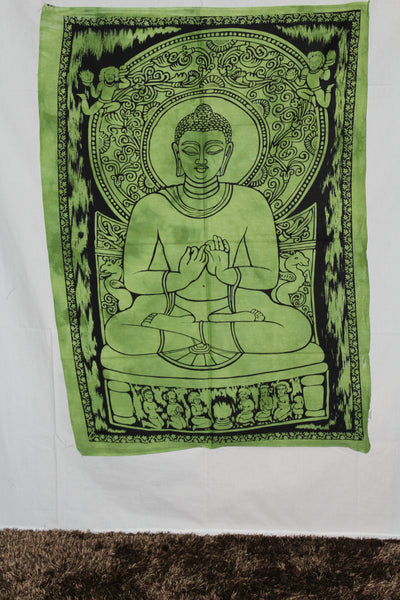 Lord Buddha Printed Wall Art Tapestry For Home Décor