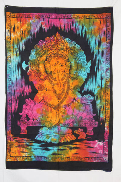 Lord Ganesha Indian Wall Art Home Décor Tapestry
