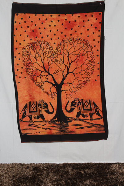 Tree Of Life Heart Wall Hanging Tapestry For Home Décor