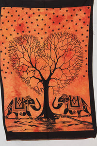 Tree Of Life Heart Wall Hanging Tapestry For Home Décor