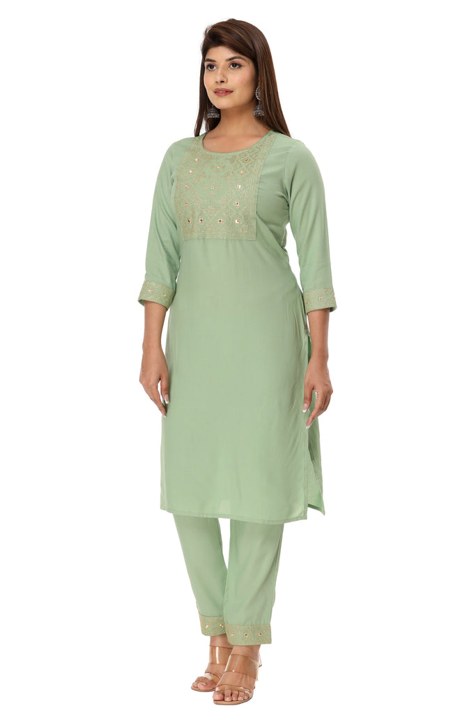 Cotton Party Wear Kurtis With Pants, 120, Wash Care: Machine wash at Rs  595/piece in Surat